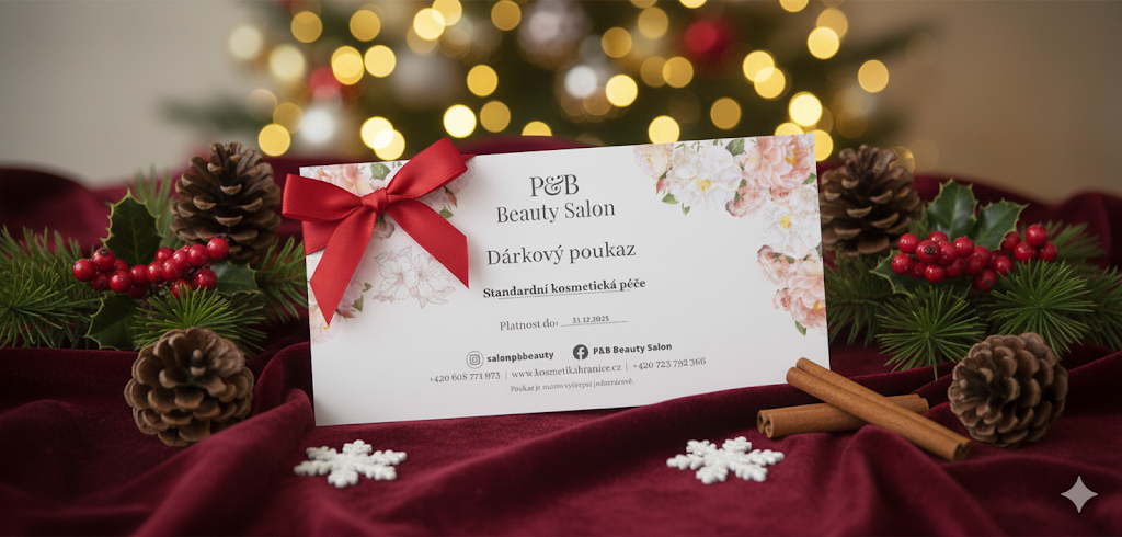 Dárkové poukazy k vyzvednutí osobně v salonu nebo můžeme zaslat online v PDF k domácímu vytisknutí